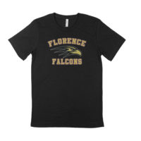 Florence Carlton Falcons Tri-Blend Unisex T-Shirt - Image 2