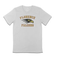 Florence Carlton Falcons Tri-Blend Unisex T-Shirt - Image 4